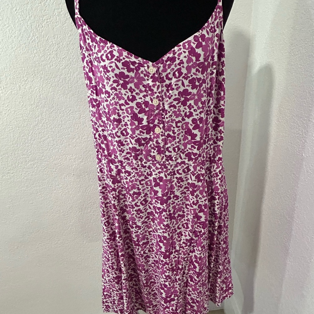 GAP Purple Floral Mini Dress